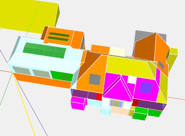 Screenshots van de resultaten uit een warmteverliesberekening
